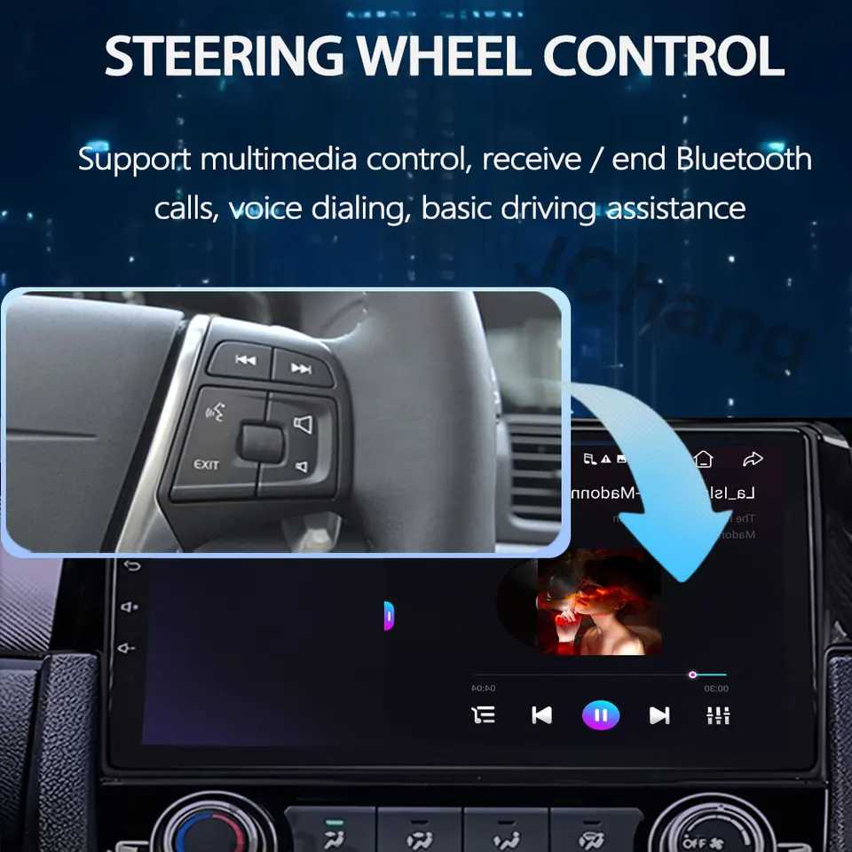 JUNSUN V1 PRO Autoradio - Geschikt voor Toyota Aygo II / Citroën C1 / Peugeot 108
