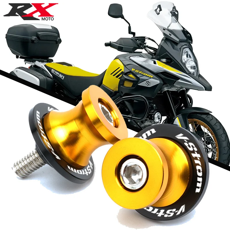 

Swingarm Spools Rear Stand Screws Sliders For Suzuki 2023 2022 2021 V-Strom 250 1050 XT V Strom 650 VStrom 800DE DL650 DL1000