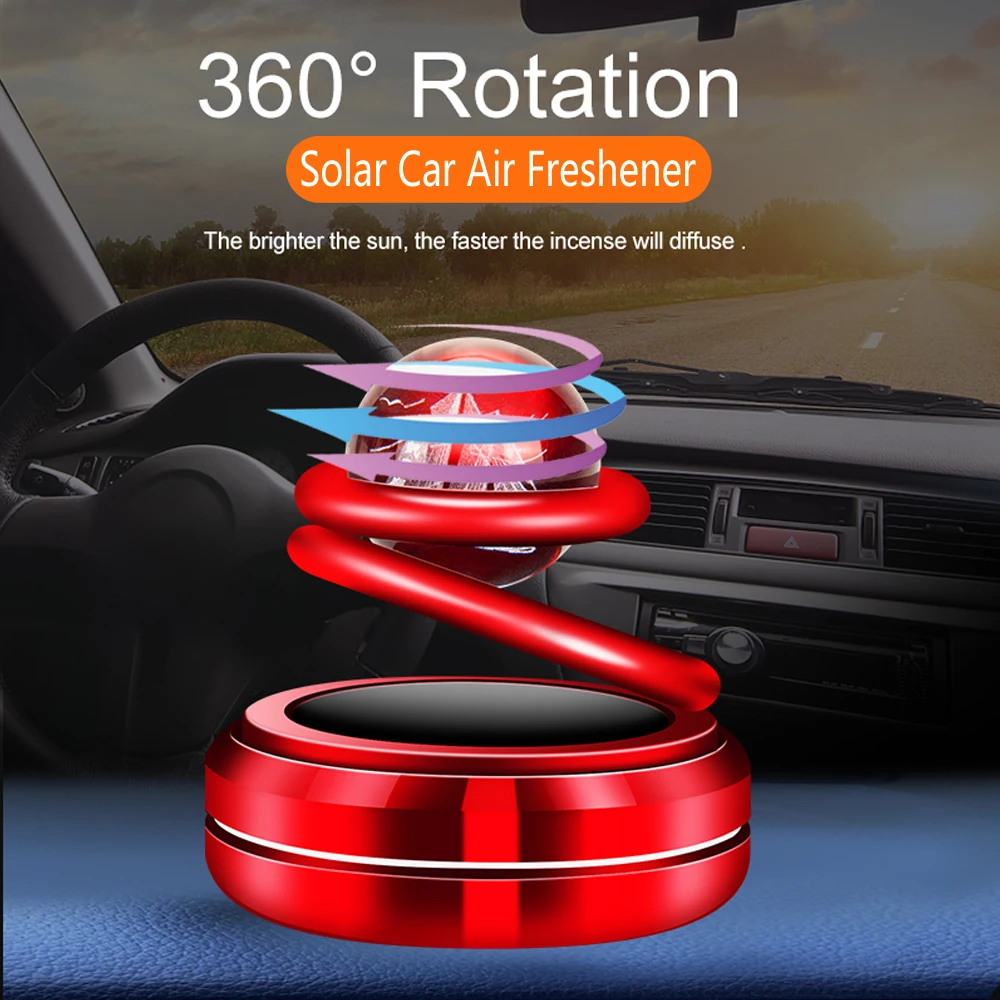 Auto Lufterfrischer Solar Star Rotierenden Duft Verschönerung Auto Innen  Aromatherapie Zubehör Weiblich Männlich Parfüm Diffusor - AliExpress