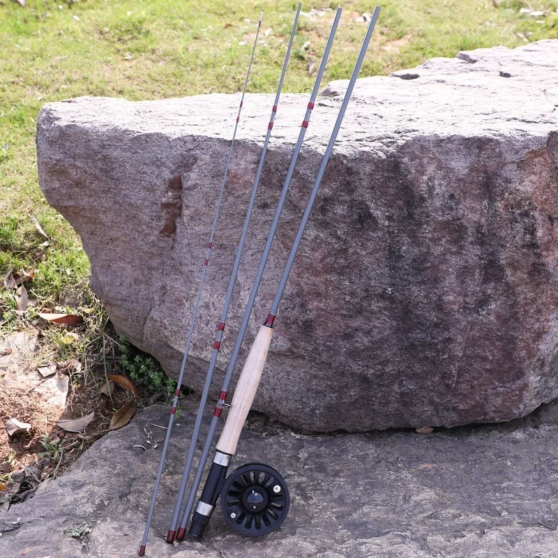 Fly Fishing Rod Set 2.7M 8.86FT #5/6 Fly Rod and Reel Fishing Bag Line Accessories Lures Box Combo fishing pole set,fishing rod and reel combo