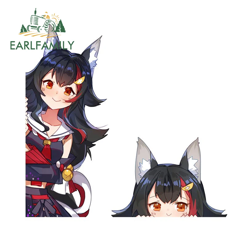 EARLFAMILY 13 см для Mio Hololive автомобильные мультипликационные наклейки модные с