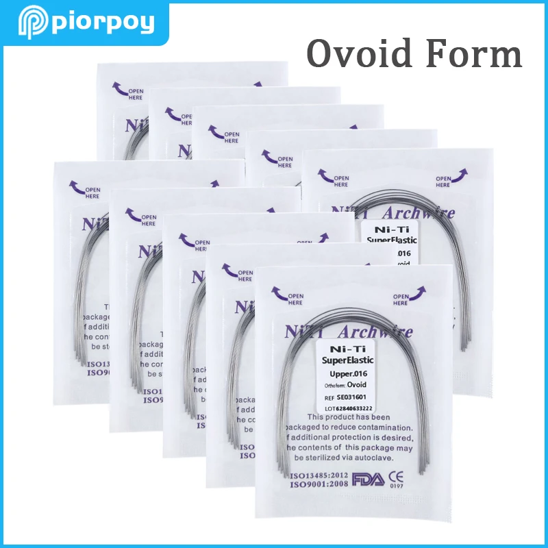 100 Pcs Orthodontic Niti Archwire Dental Super Elastic Wires For Teeth