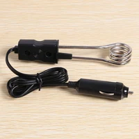 3X Auto Immersion Heater Kettle Travel Immersion Heaters Mobile Immersion Heaters Camping Outdoor Black 2