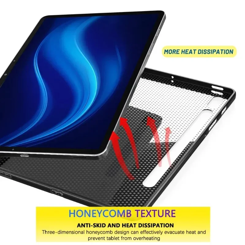 Sleek 11-Inch Flip Stand Magnetic Tablet Case with Soft TPU Back
