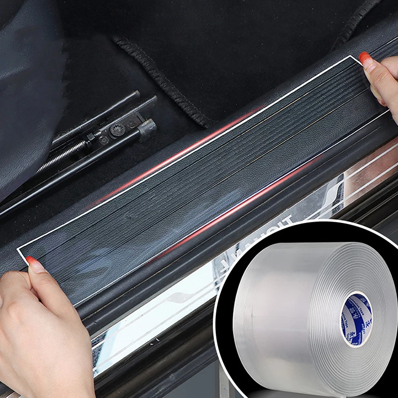 Transparent Anti-Scratch Car Door and Trunk Sill Protector Film