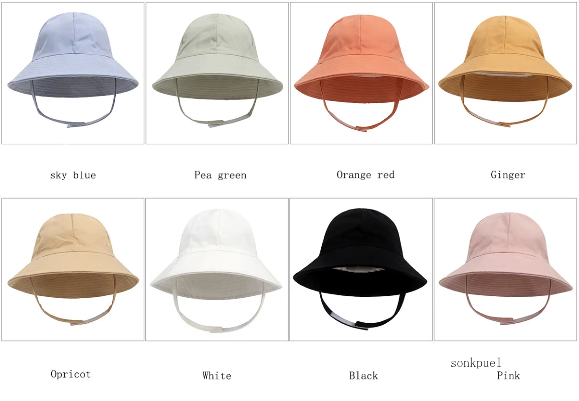 0-8years Baby Hat Summer Autumn Panama Baby Outdoor Fisherman Sun Hat Beach Accessories Kids Bucket Cap for Girls Boys baby hat kids bucket hat kids sun hat