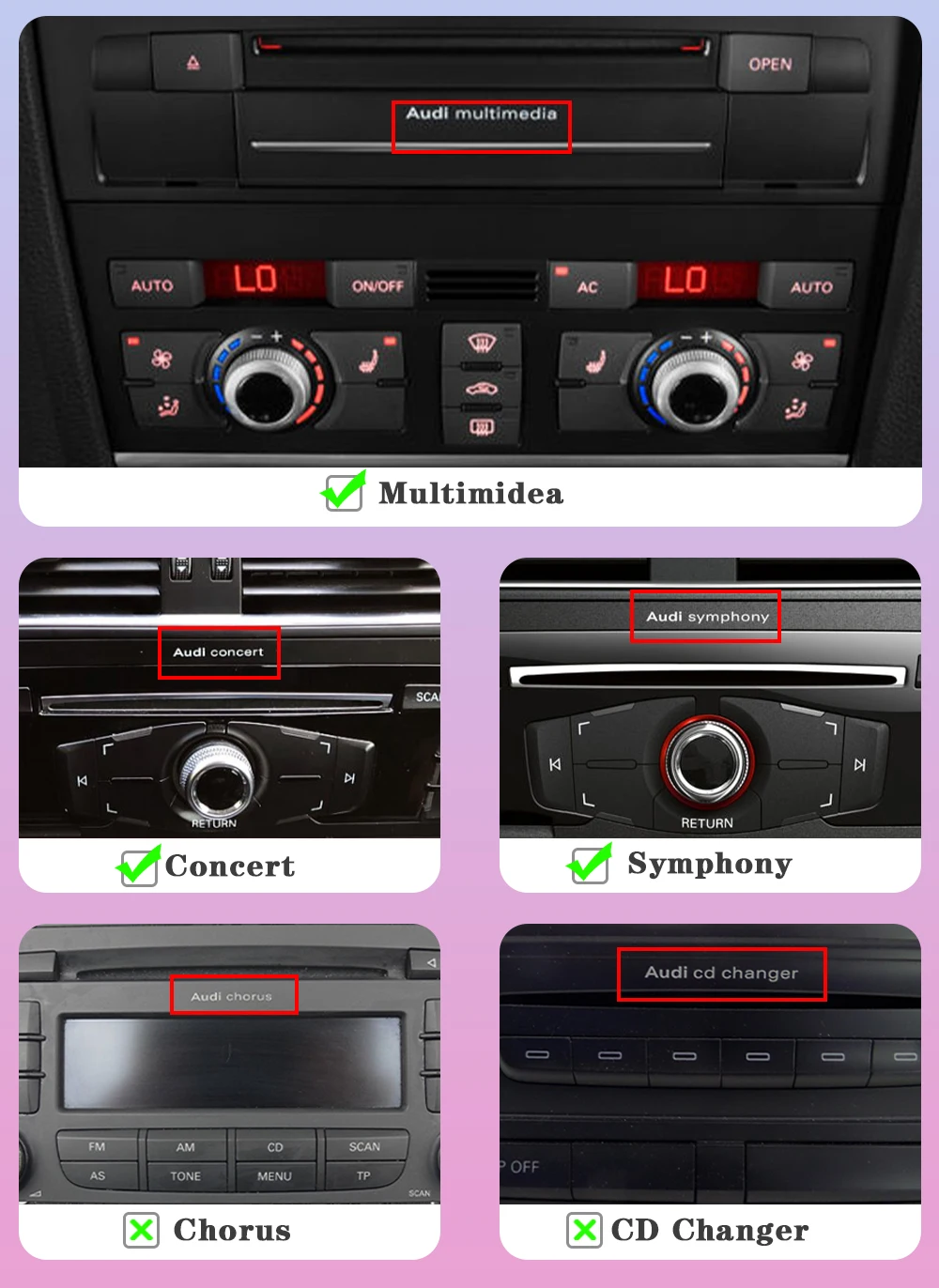 AUTOTOP Wireless CarPlay Android Automatische Konverterbox für Audi A3 MIB/MIB2 2012–2018, Adapterbox, MirrorLink Rückkamera WIFI – Detail 2