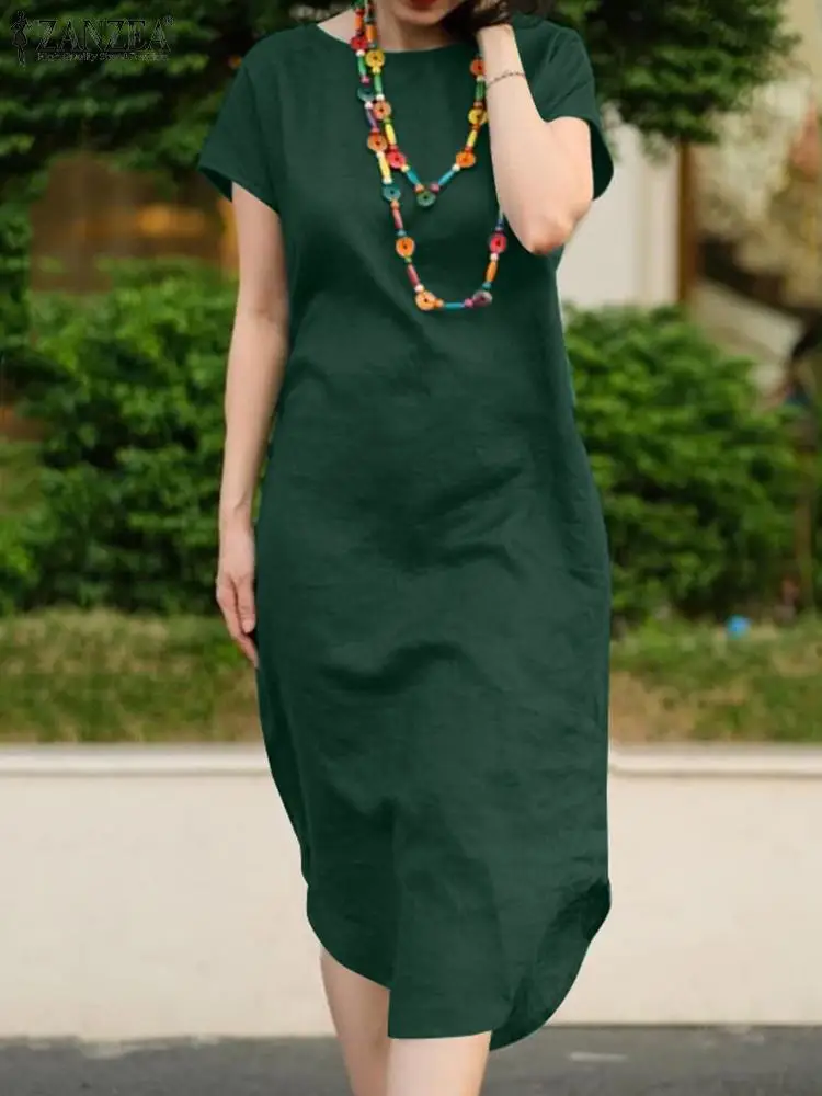 Universal Thread Vestido Camiseta De Manga Corta Para Mujer -, Raya Azul, XS