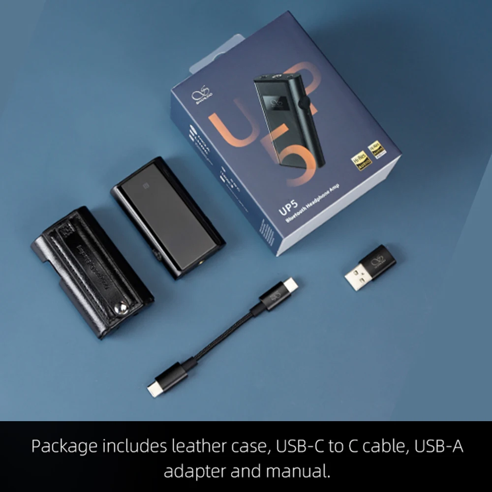 Shanling UP5 MQA Bluetooth USB DAC AMP Dual ES9219C TYPEC to 2.5/3.5/4.4mm Headphone Amplifier DSD256 384Khz,For Nintendo Switch