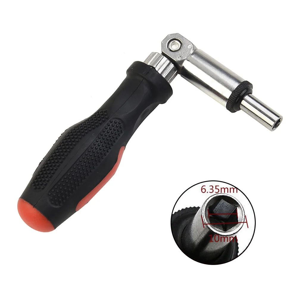 

1/4 Inch Hex Left Right 180Degree Rotating Ratchet Screwdriver Drive Tackle Hand Tool Strong Magnet Tightening Screwdriver