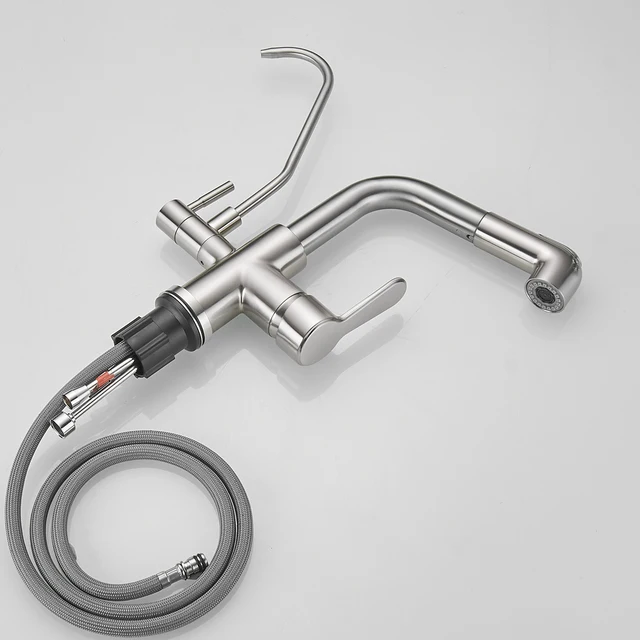 Touch Filter ก๊อกน้ําห้องครัวพร้อมดึงลงร้อนเย็นอ่างล้างจาน TAP 3 วิธีเซ็นเซอร์น้ําบริสุทธิ์ Touch บนก๊อกน้ําห้องครัว 5