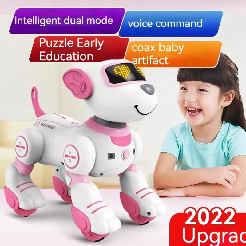 

Children's Electric Companion Toy Robot Dog Smart Puppy Can Bark Enlighten And Comfort The Toy Dog Simulate Singing And Dancing