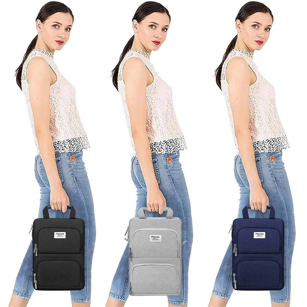 Bolsa de Manga de Ombro para Homens e Mulheres Bolsa para Laptop Notebook Ipad Pro 12.9 m2 m1 Surface Pro 12.3 2023 - Imagem 2