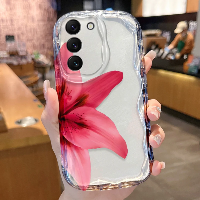 Elegant Floral Back Cover - Stylish Flower Design Protective Case