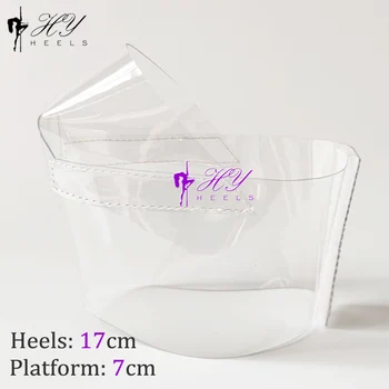 내구성 신발 커버 하이힐, 17, 20cm, 슈퍼 하이힐, 폴 댄싱 부츠, 보호 커버, 훈련화 보호대 내마모성