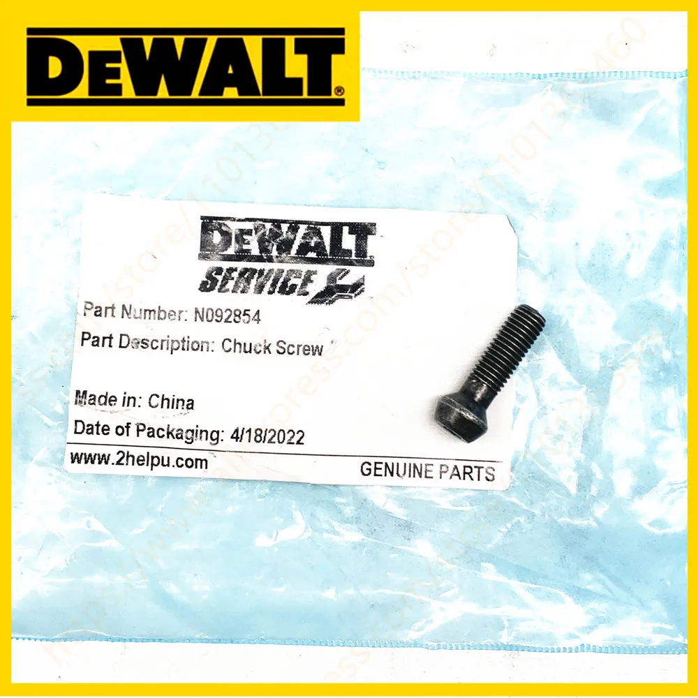 

Chuck Screw for DeWALT DCD785C2 DCD780C2 DCD780C2-B2 DCD785C2-B2 DCD780B DCD790B DCD790D2 DCD795D2 DCD771C2 DCD771 N092854