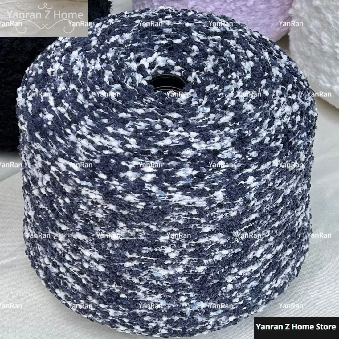 Xiaodou Bean Yarn Handmade Blended Wool Thread Scarf Thread Mantianxing Super Beautiful Section Dyed Ball Sweater Wiring Yarn 4