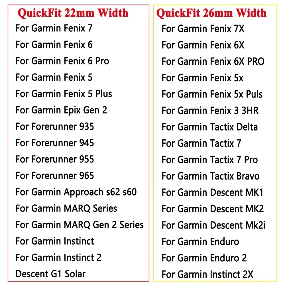 Garmin Fenix 7X 7 Pro 6 6X Pro 5X 5 Plus  ̾ ֶ ð Ʈ  , 26mm, 22mm Ǹ  ո 