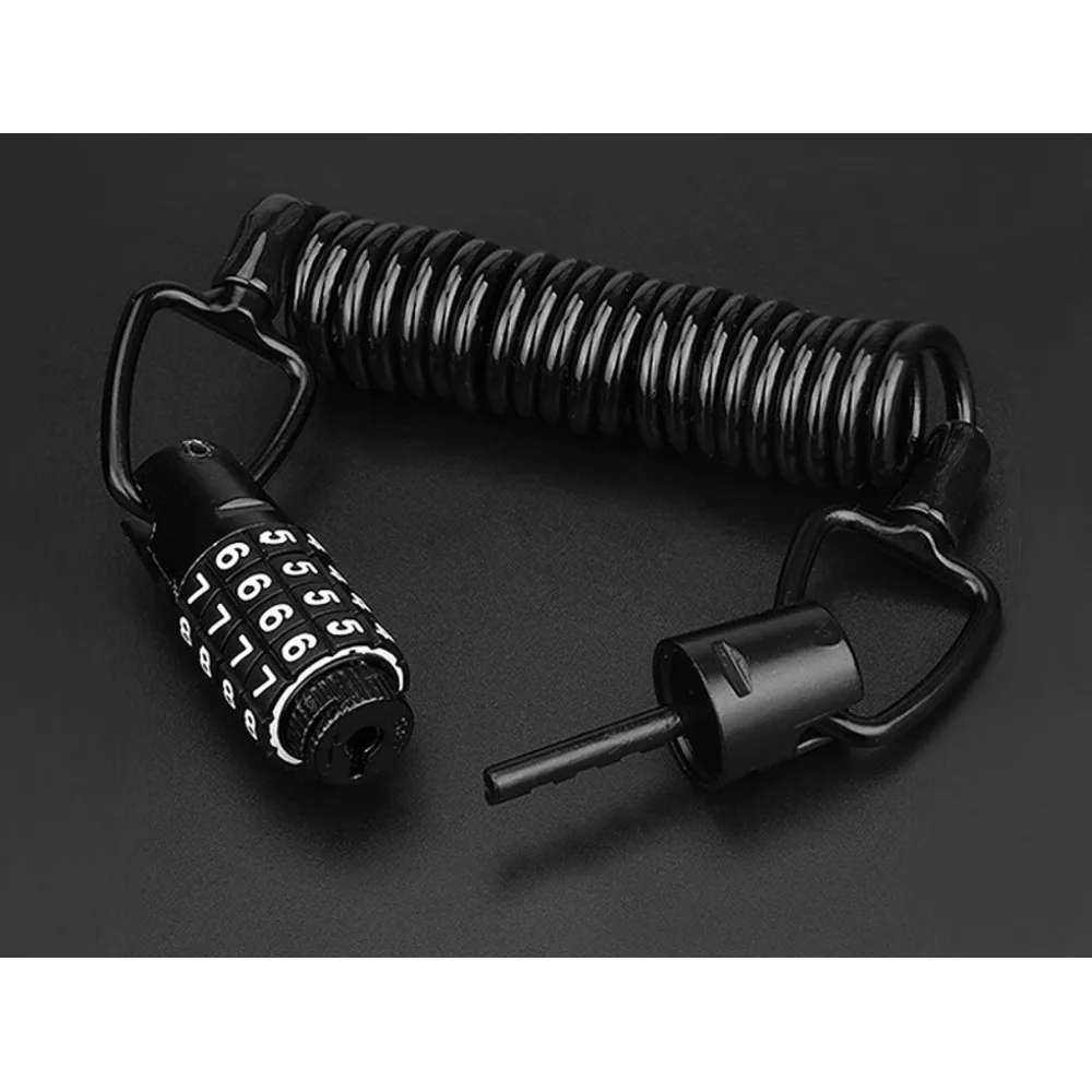 Lucchetto antifurto portatile per bicicletta, mini password, casco da montagna, bici da strada, filo_voghion.com