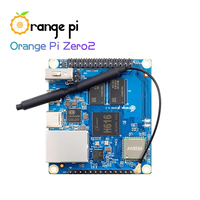 Orange Pi Zero 2 1GB Allwinner H616  ҽ  ,  + Wifi  ̴ PC º, ȵ̵   OS 