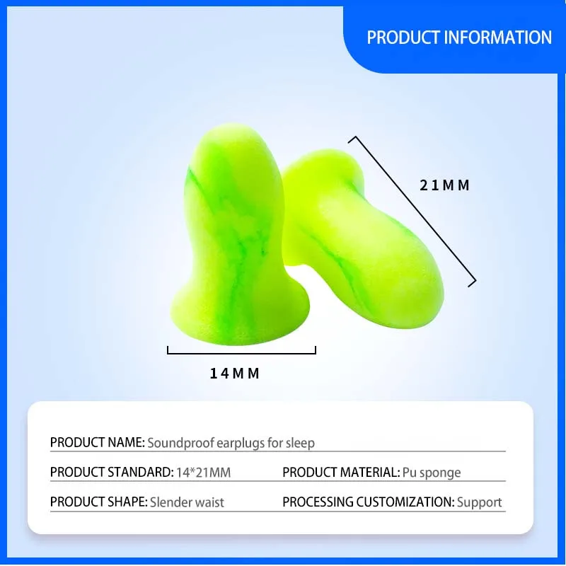 Soft Soundproof Sleeping Earplugs - Mute & Anti-Noise Protection