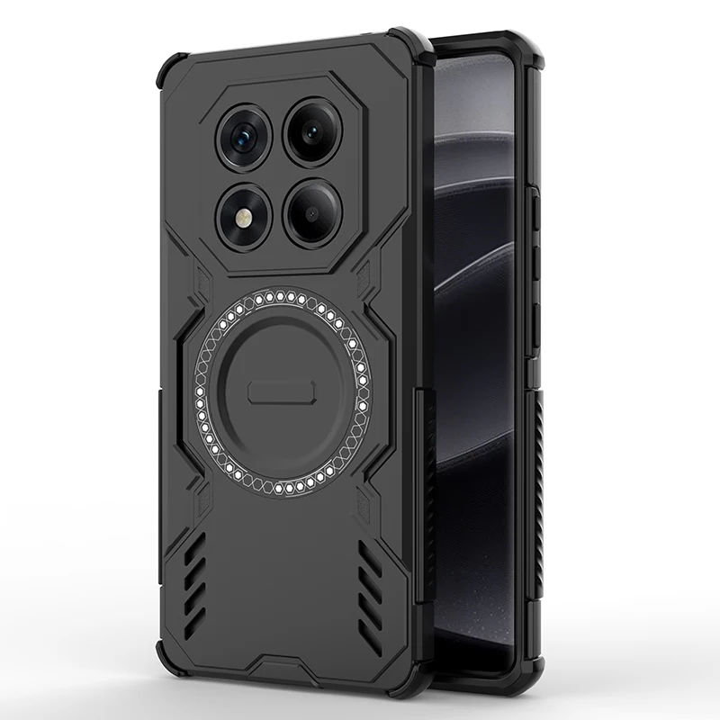 Magnetic Armor Case with Strong Magnet & Heat Dissipation - Anti-fall Protection Cover