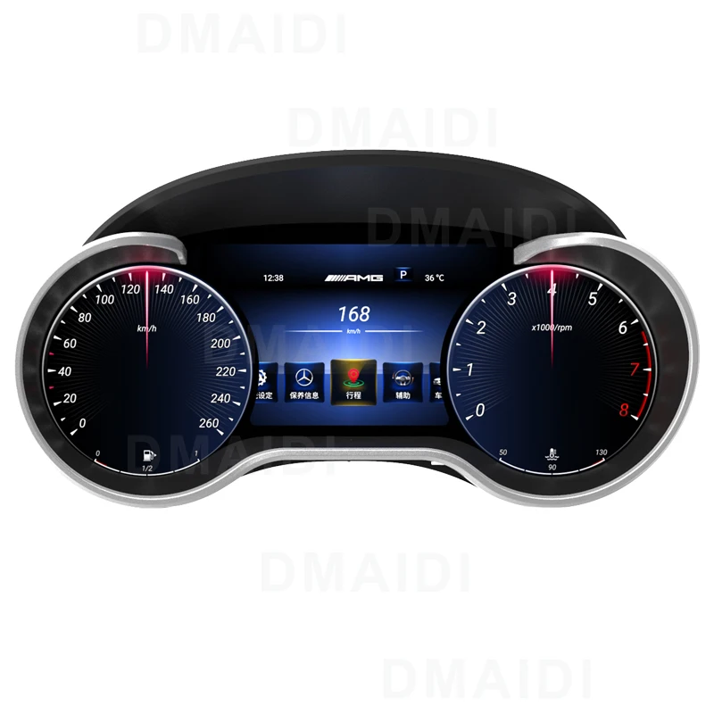 LCDデジタルスピードメーター,メルセデスベンツml w164 ml350 gl