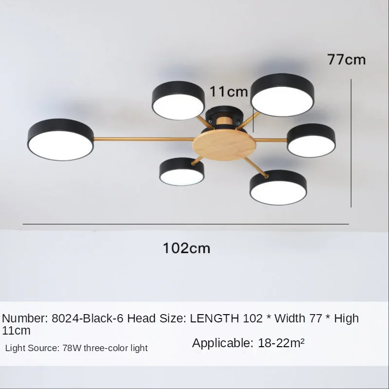 6 heas black