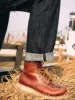 Red Tornado 710 Slim Straight Jeans Button Fly Heritage Style Selvedge Denim Pants 4