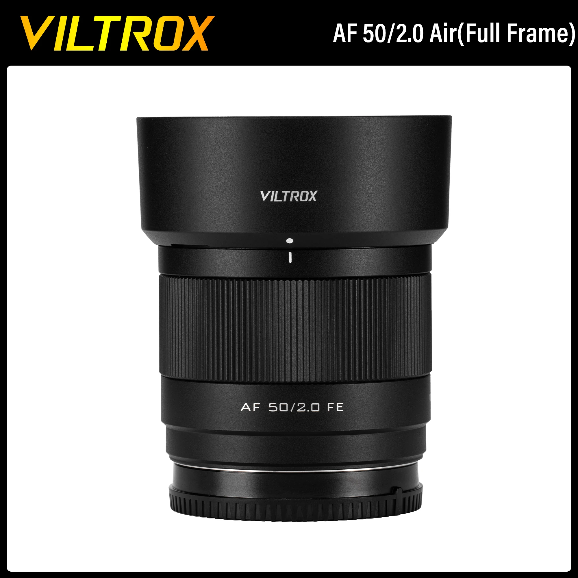 Viltrox AF 50mm F2.0 エアフルフレームカメラレンズポートレート Vlog