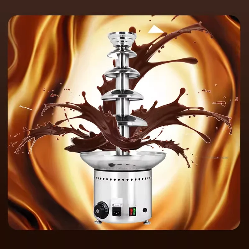 Fountain making chocolate machine, party party, home special offer, electric luxury chocolate fountain machine