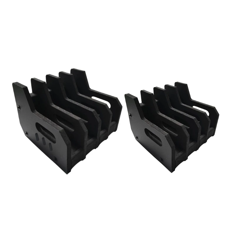 N0HA EVA Foam Handgun Rack Display Stand 4 Slot Handgun Holder Secure Organizers 3