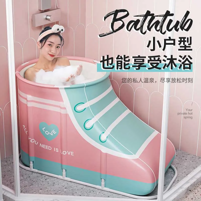 Folding Bath Bucket Adult Bath Bucket Household Bath Bucket