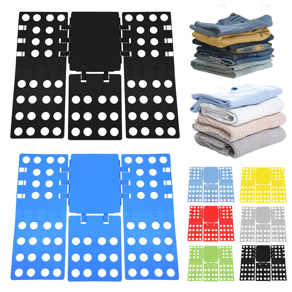 Clothes Folding Board Adults/Child Clothing Folder Bender Plastic Practical Detacha All Size Quick Fold the Clothes T Shirts