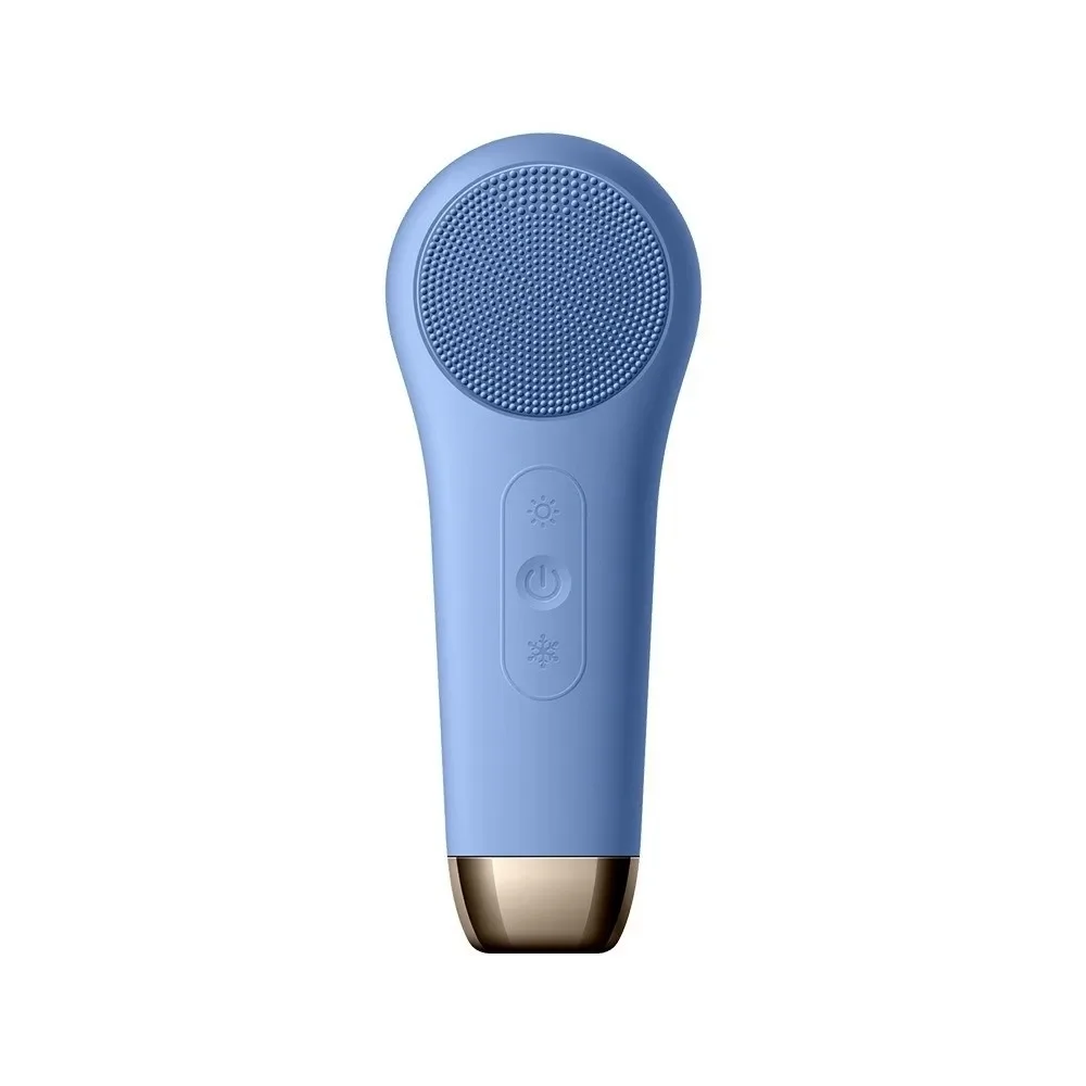 Silicone Electric Face Cleaner​​ Cold Compress Hot Compress ​​Vibrating Face Washer​​ Vibrating​​ Acne Treatment​​