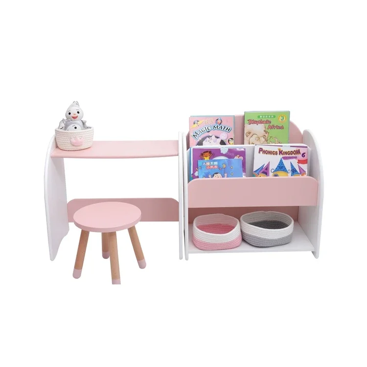 Kids Bookshelf Cheap Price Kids Room Bookshelf Children Wooden For Home Furniture to Store Toys Child Storag