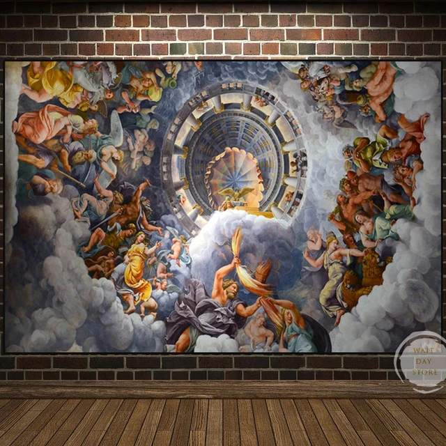Greek Mythology Wall Poster | Greek Mythology Painting | Greek Gods Canvas  Art - Picture - Aliexpress