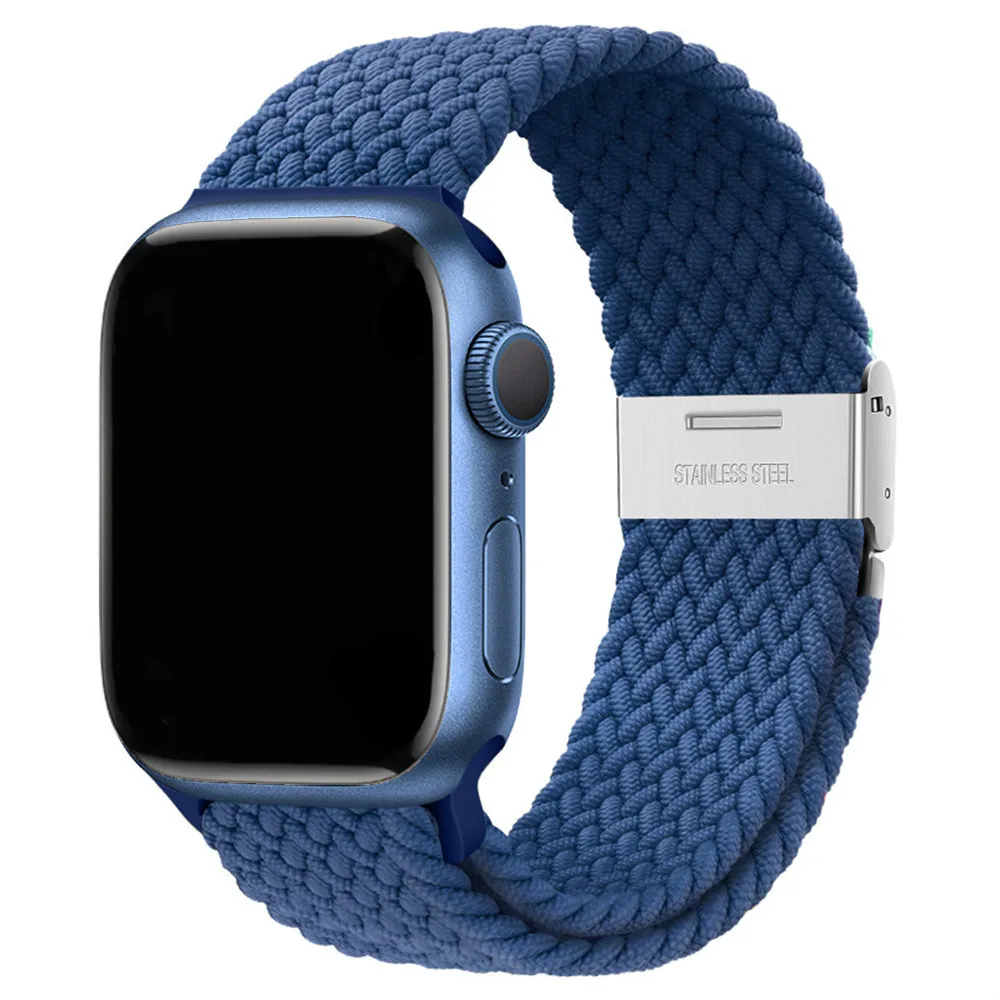 Braided Nylon Strap for Apple Watch - Vibrant and Durable Bracelet