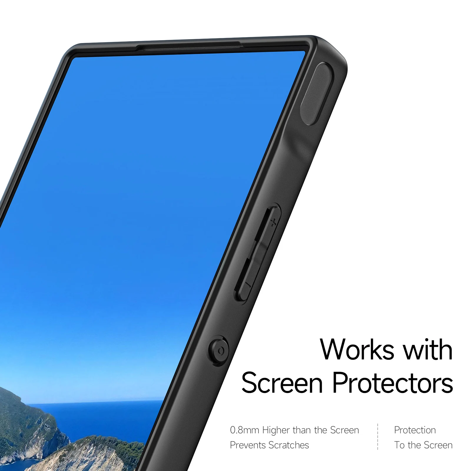 DUX DUCIS Transparent Anti-Drop TPU+Acrylic Phone Case with Airbag Cushioning