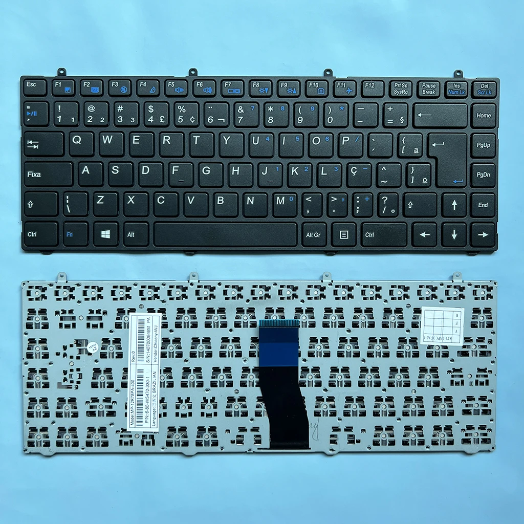 Tastiera Brasiliana W7530 Per Philco 14M Philco 14 M2 Itautec W7530 Mp-12R78Pa-430 1314010846M Muslimbr Con Cornice