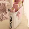 Large Capacity Fabric Wheeled Yoga Mat Storage Basket Multifunctional Curved Edge Folding Gym Sports Equipment Sorting Basket 2