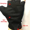White CAJA RURAL Cycling Gloves Half Finger Men Women INEOS Team MTB Ropa Bike Gloves Running Fitness Gym Riding Bicycle Gloves 4