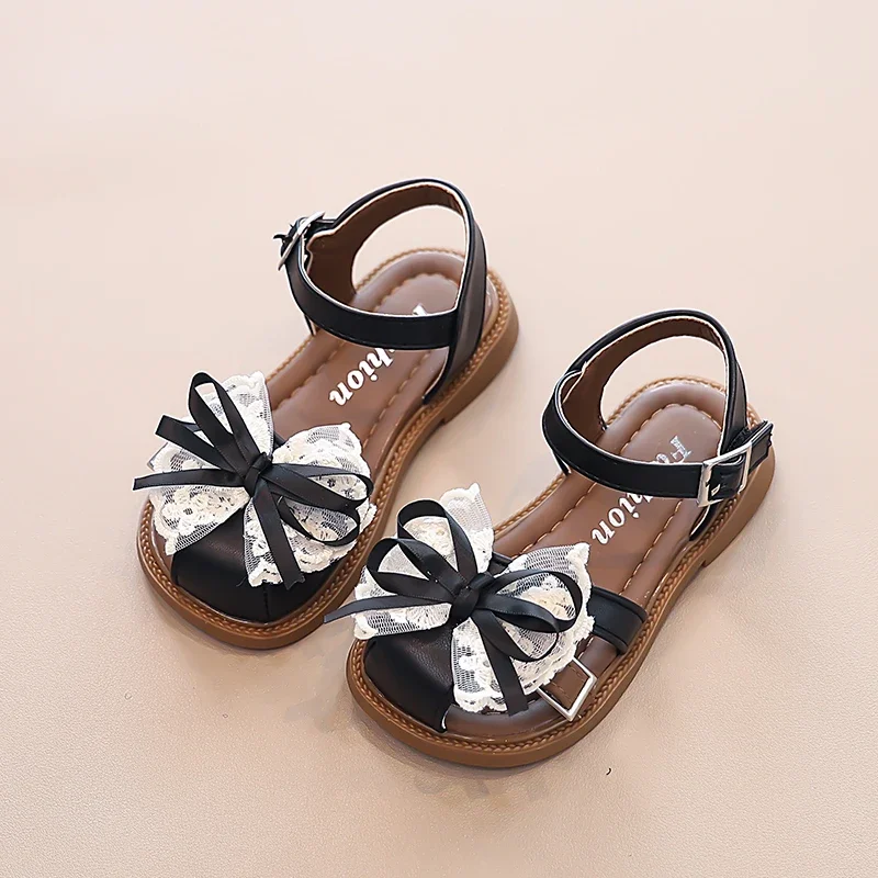 Girls Summer Flat Sandals Kids Beach Shoes