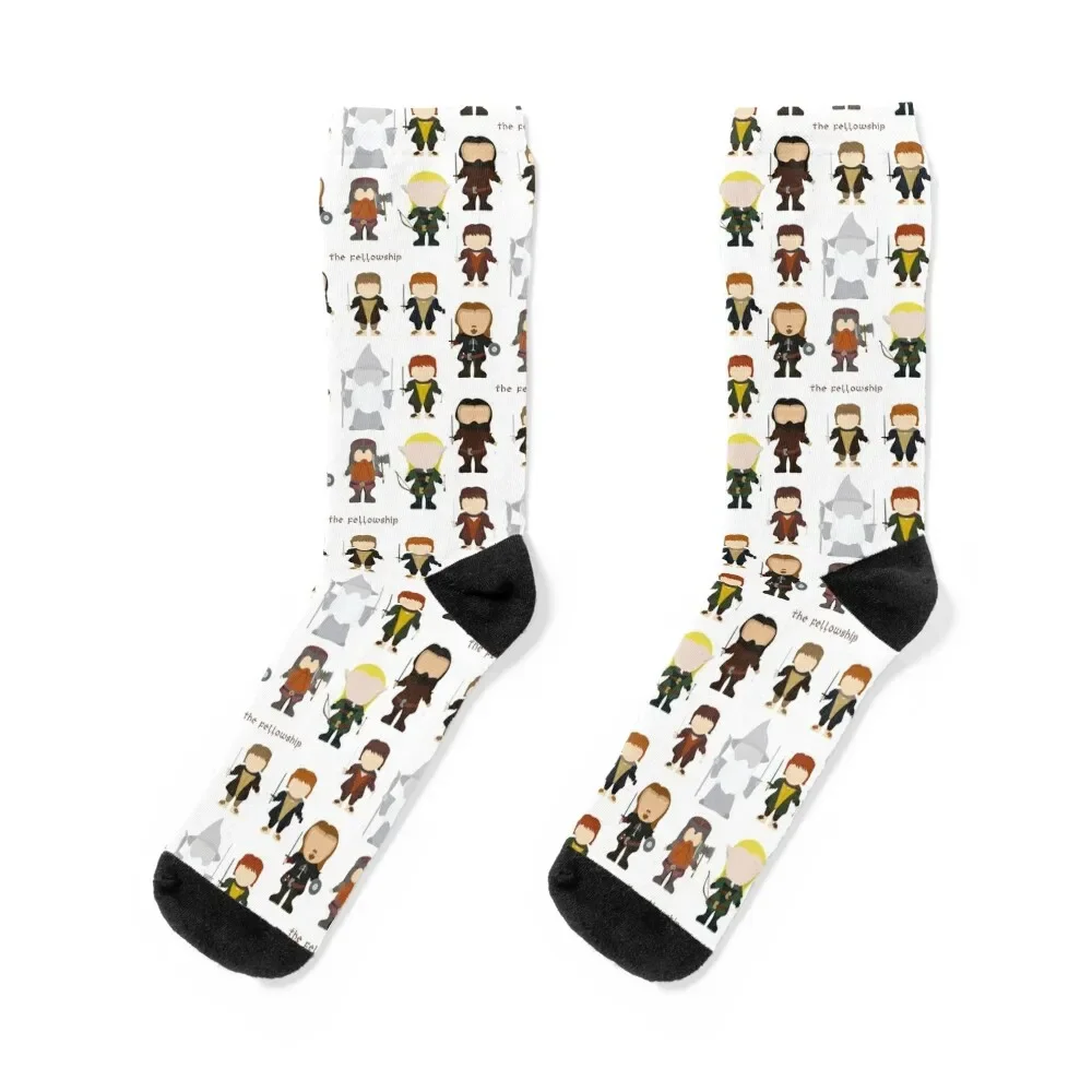 

The Fellowship Socks moving stockings with print Socks Male Women's