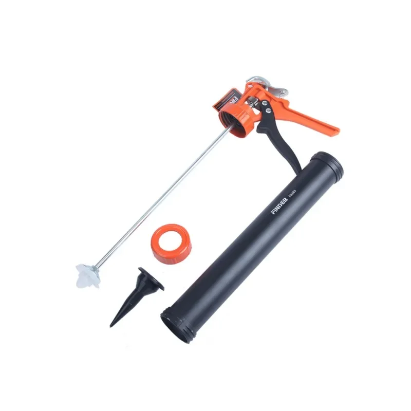 9 Inches Caulking Tool Kit 1pc Silicone Handheld Caulking Gun with Multifunction Grout Scraper and Caulk Nozzle Finisher Sealant caulking gun nozzles caulking gun sealant tool kit