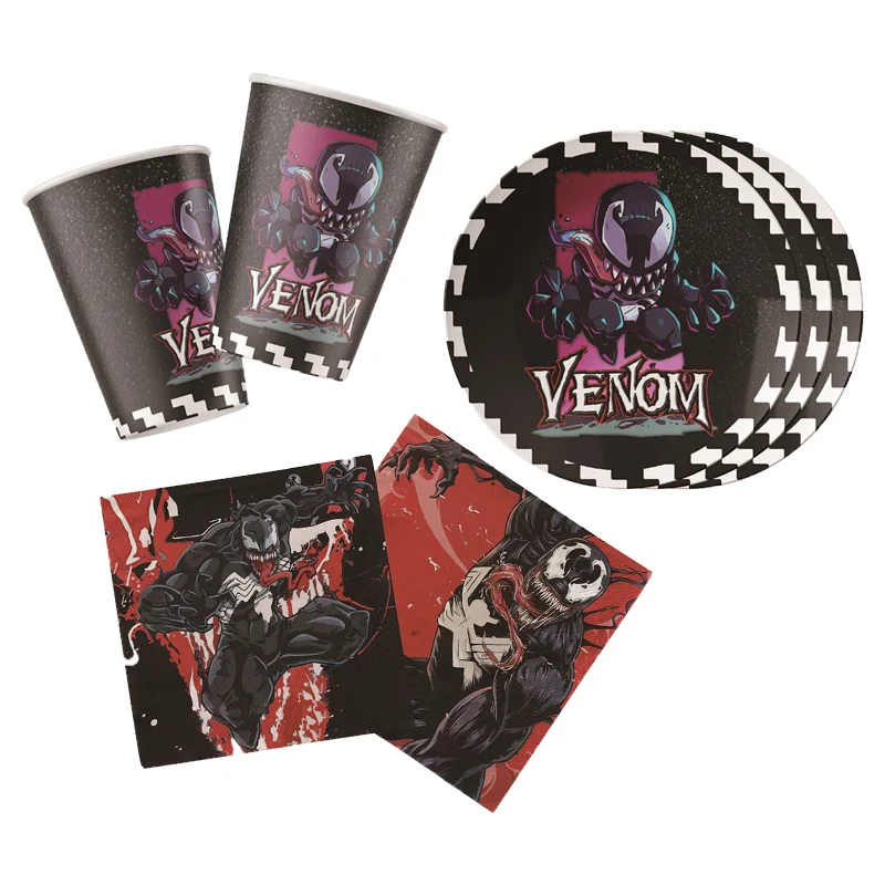 Venom Birthday Party Decorations Background Supplies Venom Themed