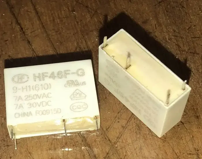 HF46F-G 5/9/12/24-HS1/H1/HS1T/(610)/(335) HF46F-G 12-HS1TF 46F1-5V/9V/12V/24V-3A/5A/7A/10A Relay 4pins