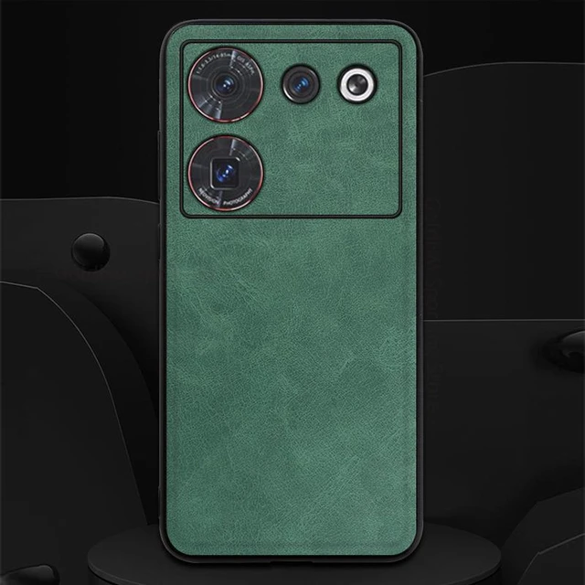 Case For Nubia Z50S Pro Shockproof Vegan Leather Back Cover For Nubia Z50  NX711J Case Z50 Ultra Z40S Pro Fundas Z40 Pro Capas - AliExpress