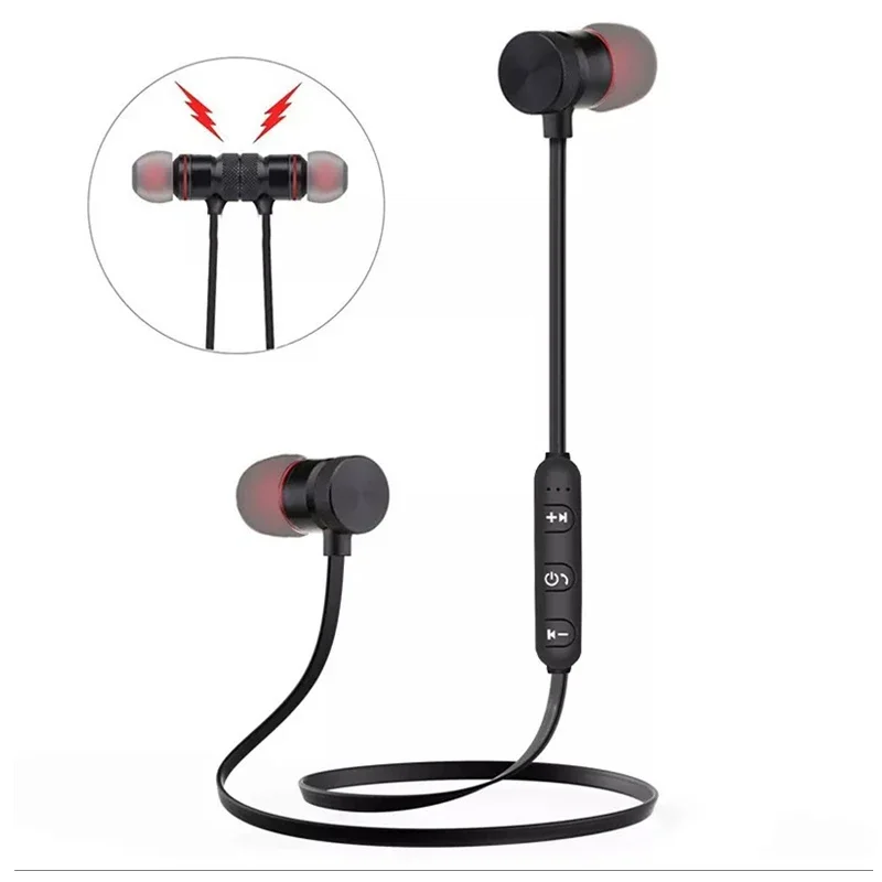 Wireless Bluetooth Headphones Neckband Earphone In Ear Monitor With Mic Long Battery Auriculares High Quality Headset Sport 6