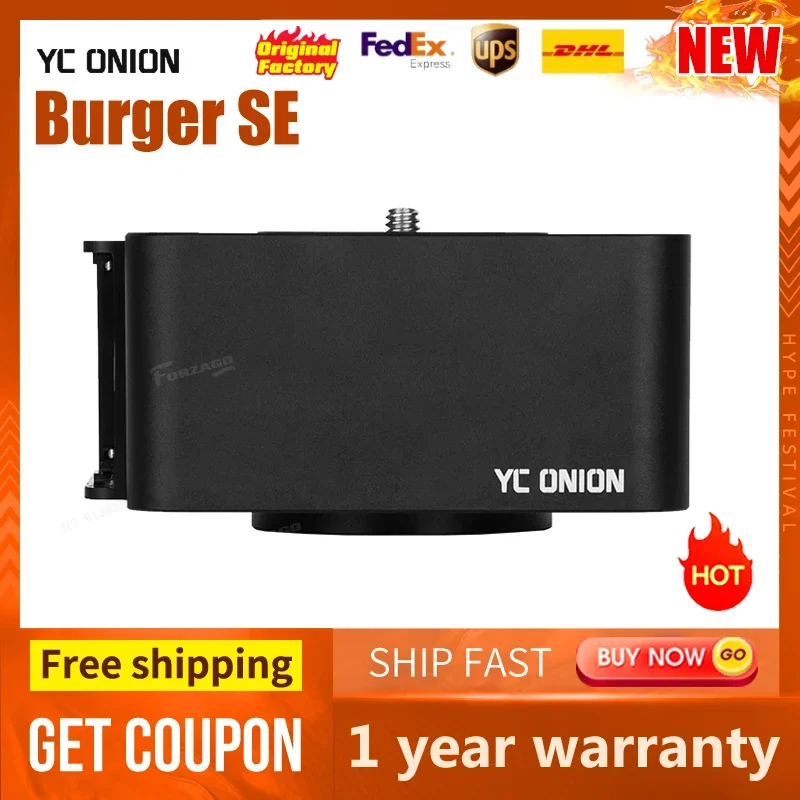 YC Onion Burger SE Panoramic Head Electric Tripod Head Motorized Time-lapse Video Stabilization APP Control Shooting Camera